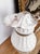 A rare antique circa early 1900s off-white glazed china teapot with silver plated lid and frame, from the Ritz Hotel in...