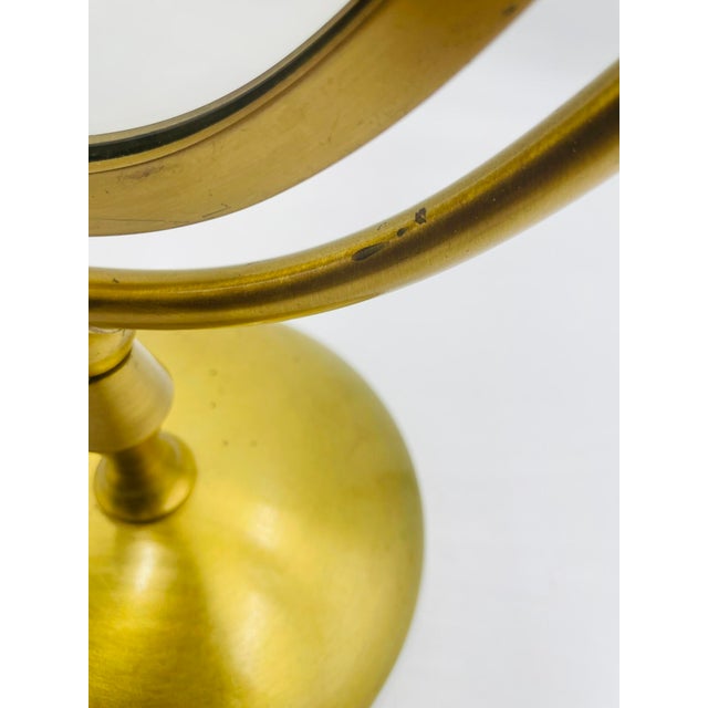 Brass Charles Hollis Jones Sculptural Brass Pivot Mirror, 1960s Hollywood Regency For Sale - Image 8 of 18