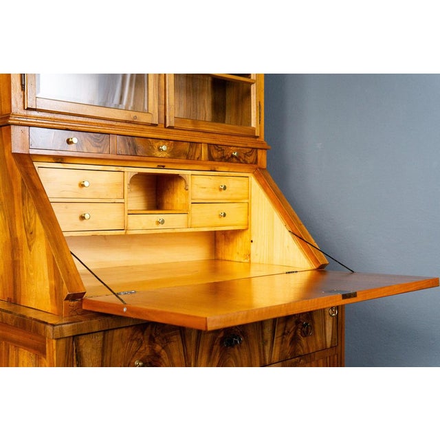 Vintage Secretary Display Cabinet For Sale - Image 10 of 18