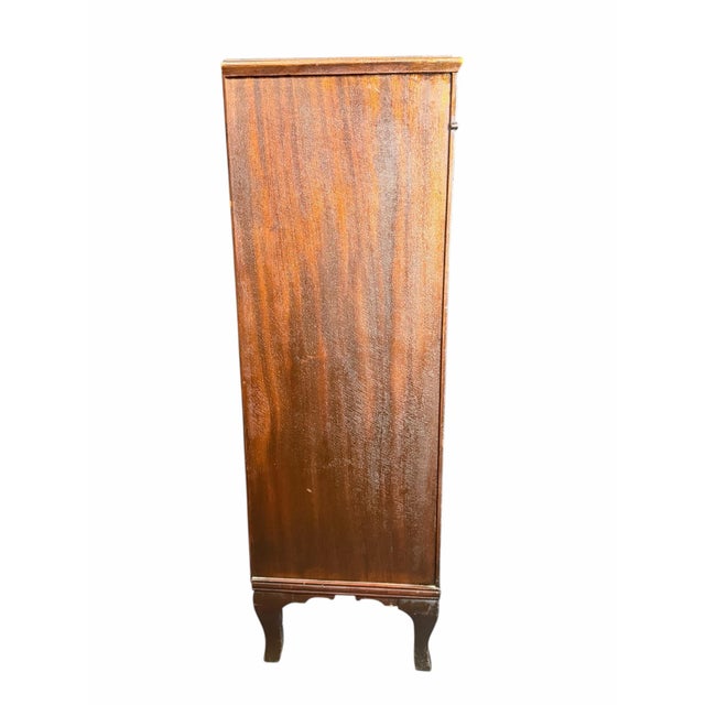 Antique Mahogany Sheet Music Cabinet For Sale - Image 9 of 11
