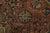 Tabriz Rug 6'9'' X 9'9'' Pink Wool Vintage Distressed Hand-Knotted Carpet For Sale - Image 10 of 15