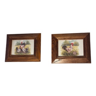 1960s Framed Peggy Thatch-Sibley Prints 5X7in - 2 pcs For Sale