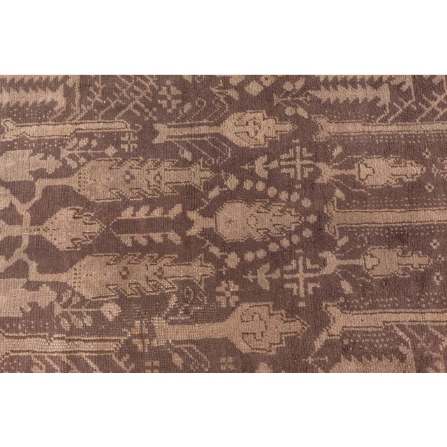 Textile Large 1920s Turkish Oushak Rug For Sale - Image 7 of 7