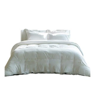 Winter Weight Premium White Duck Down Duvet with TENCELTM Lyocell Organic Cotton Shell, Queen For Sale