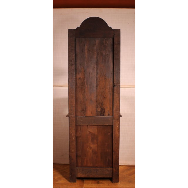 Antique French Oak & Copper Washstand, 1800s For Sale - Image 6 of 11