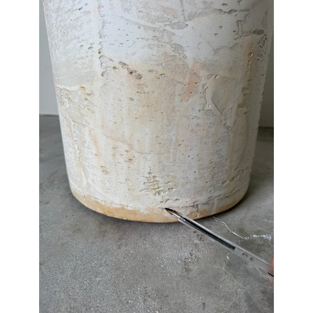 1980's Postmodern Plaster and Wood Pedestals - Set of 3 For Sale - Image 17 of 18