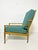 A Danish modern reclining lounge chair and ottoman, ca. 1960s, both stamped Made in Denmark. A unqiue feature of this...