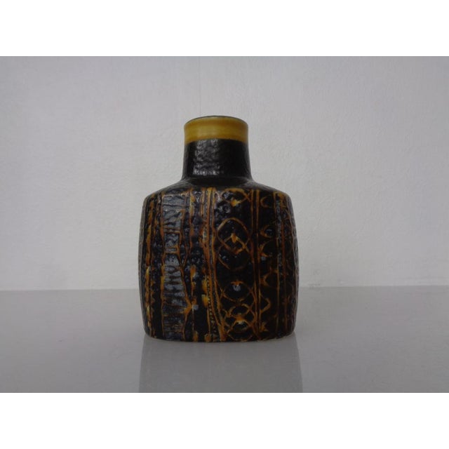 Royal Copenhagen Baca Fajance Studio Ceramic Vase by Nils Thorsson for Royal Copenhagen, Denmark, 1960s For Sale - Image 4 of 18