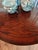 Baker Furniture Company Luxury Baker Furniture Regency Mahogany Drum Table With Brass Casters For Sale - Image 4 of 9