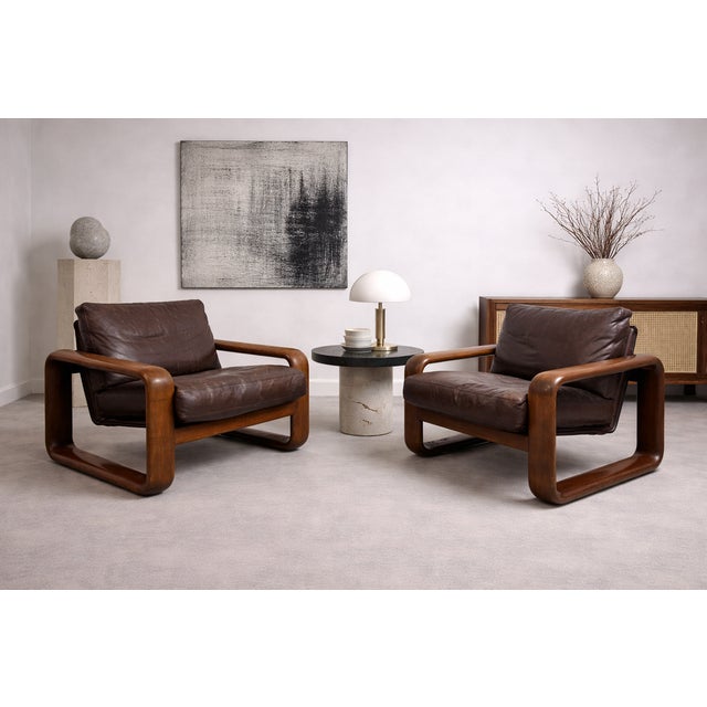 Hombre Lounge Chairs by Burkhard Vogtherr for Rosenthal, 1970s, Set of 2 For Sale - Image 17 of 18
