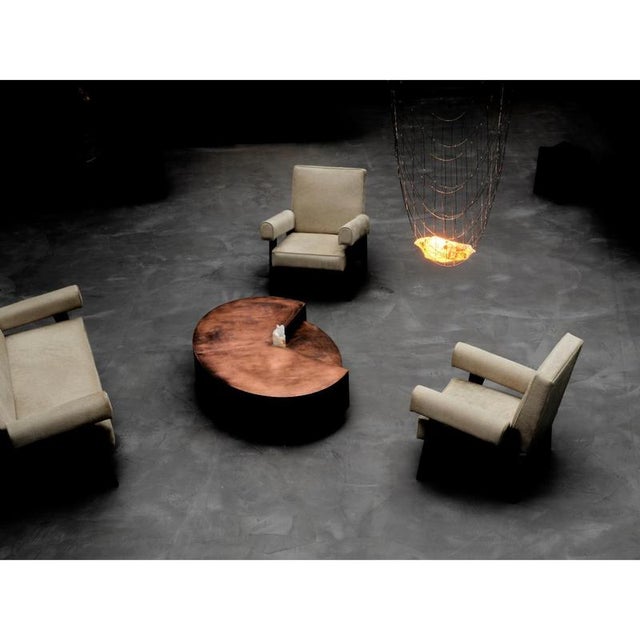 Timetable with Rough Crystal Stone by Pierre De Valck For Sale - Image 6 of 7