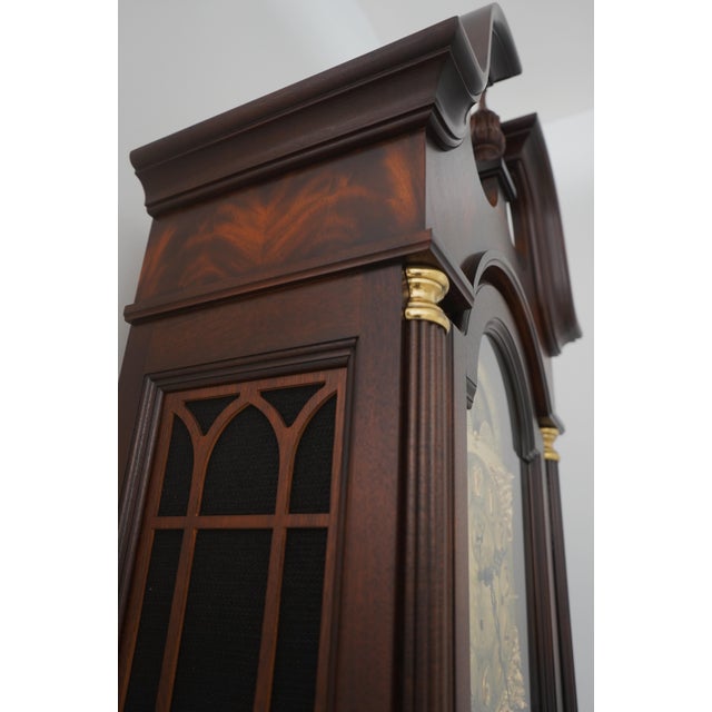 Howard Miller Mahogany Grandfather Clock For Sale - Image 12 of 18