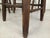 Brutalist Stools in Wood and Straw, 1950s, Set of 4 For Sale - Image 13 of 15
