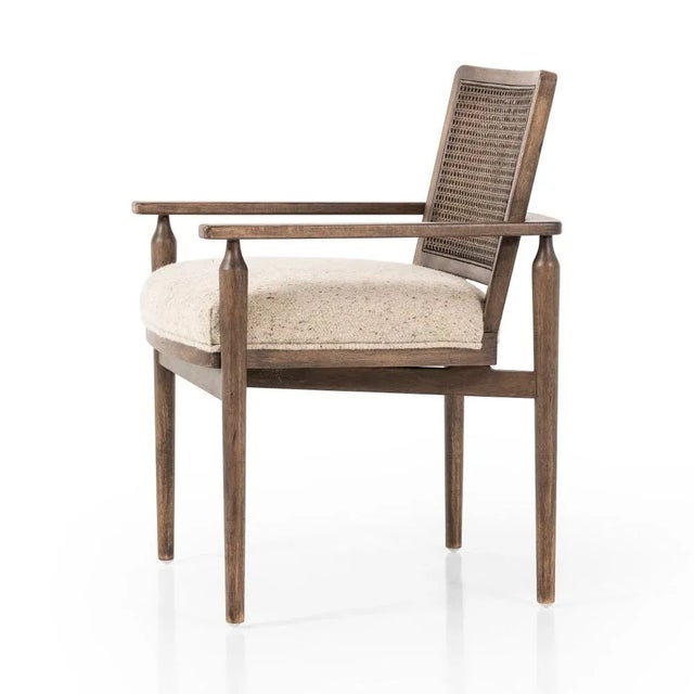 Four Hands Xavier Dining Armchair, Hasselt Taupe For Sale In Austin - Image 6 of 13
