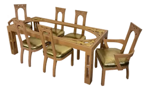 James Mont Dining Set With 6 Chairs