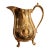 Mid-Century Gold-Plate Water Pitcher For Sale
