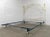 French Country White Painted Wrought-Iron & Brass & Queen Bedframe For Sale - Image 3 of 13