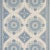 Sample - Schumacher x Mark D. Sikes Montecito Medallion Fabric in China Blue For Sale In Charlotte - Image 6 of 6