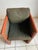 Striped Leather Cognac Club Chair from Fendi, 1990s For Sale - Image 6 of 7