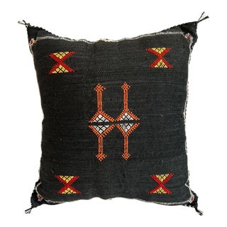 Black Kilim Pillow For Sale