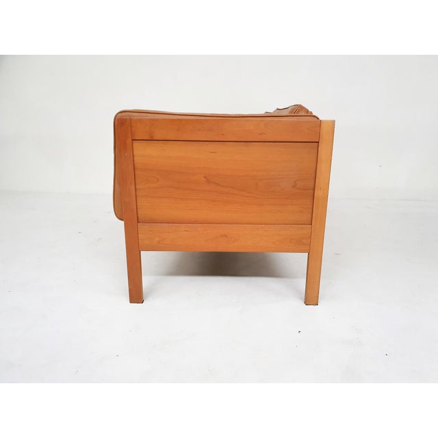Børge Mogensen Vintage 2343 Sofa in Cognac Leather by Børge Mogensen for Fredericia, Denmark, 1960s For Sale - Image 4 of 16