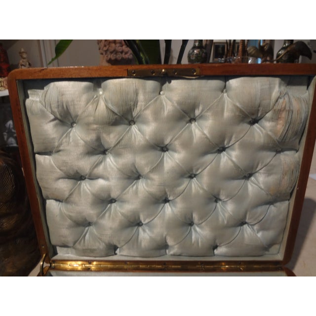 Brass 19th Century Brass Inlaid Walnut Box For Sale - Image 8 of 12