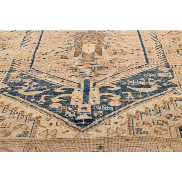 Mid 20th Century Vintage Persian Heriz Rug Runner, 03'03 X 10'00 For Sale - Image 5 of 10