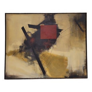 Andrés Mende, Informal Abstract Composition, 2015, Mixed Media For Sale