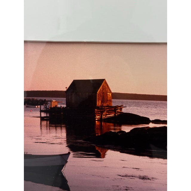 Blue Rocks Fishing Cabin Lunenburg, Nova Scotia Photograph, Framed For Sale - Image 11 of 12