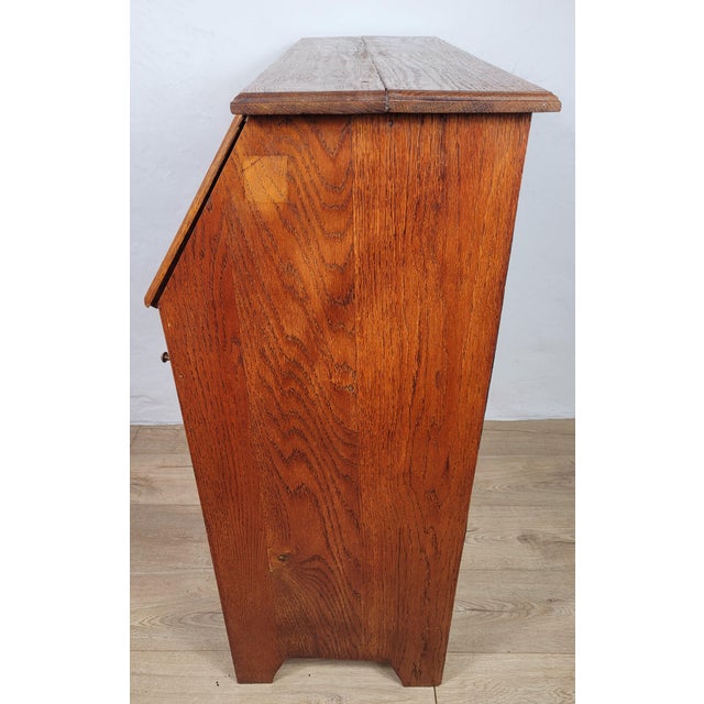 Vintage Elm Secretary, 1930s For Sale - Image 14 of 18