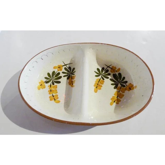 Stangl Vintage Stangl Pottery Set of 2 Serving Bowls One Round and One Oval For Sale - Image 4 of 5