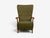 Mid-Century Modern Danish Modern, Highback Lounge Chair, Elm, Wool, Denmark, 1950s For Sale - Image 3 of 12