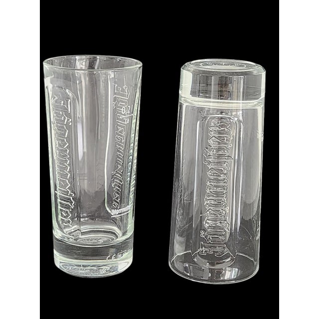 Vintage Jägermeister .2 Liter Highball Glasses, a Pair For Sale In Miami - Image 6 of 12
