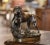 19th Century French Dog and Rabbit Gilt Bronze Sculpture Signed P. Lecourtier For Sale In Dallas - Image 6 of 9