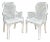 Pair of Vintage Chinoiserie Palm Beach Lattice Armchairs For Sale