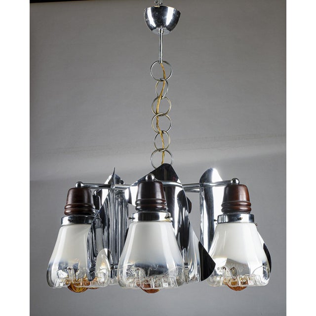 Space Age Murano Glass Chandelier from Mazzega, 1960s-1970s For Sale - Image 6 of 18