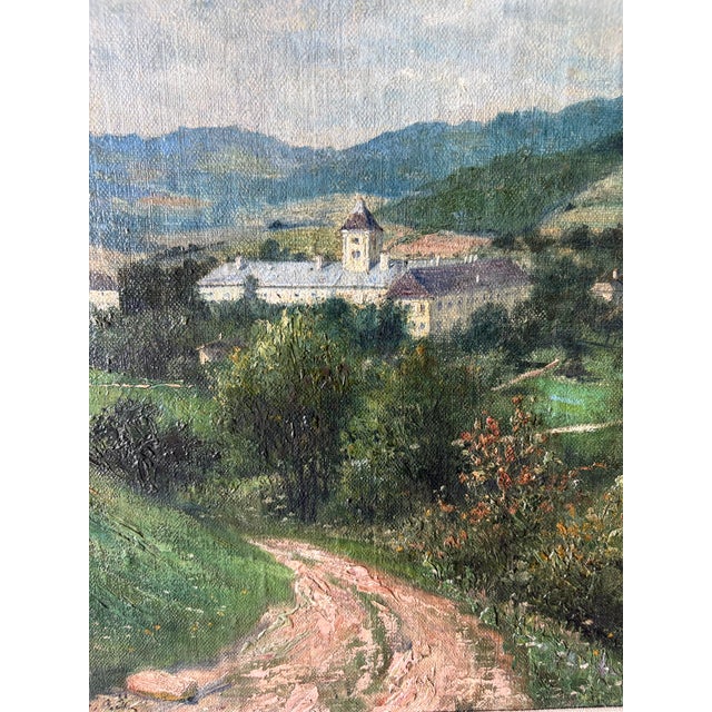 Antique Original Oil Painting, Austrian, Rudolf Klingsbogl, Impressionism For Sale - Image 14 of 15