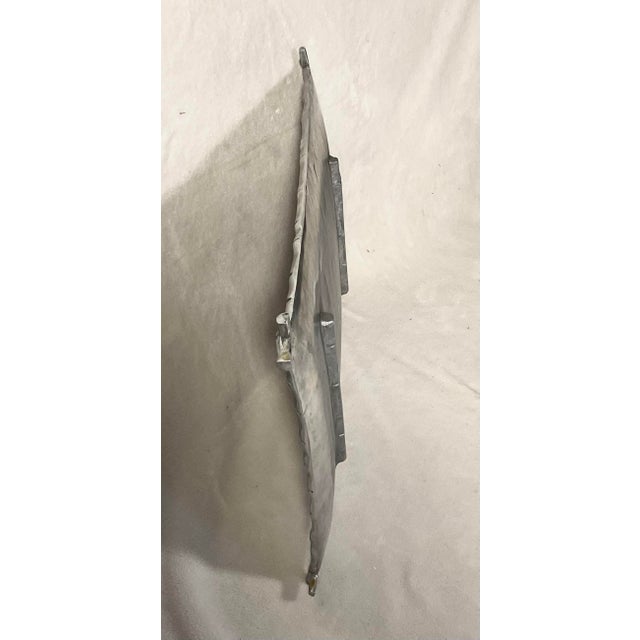 Mariposa Aluminum Bamboo Oversized Serving Platter, Hecho en Mexico, Circa 1980s For Sale - Image 4 of 9