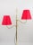 Textile Mid-Century Brass Floor Lamp with 2 Arms attributed to Josef Frank, Austria, 1950s For Sale - Image 7 of 11