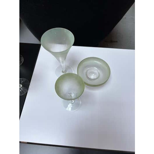 Mid 20th Century Dorothy Thorpe Mid-Century Modern Stemware Set, Glass, 15 Pieces For Sale - Image 9 of 12