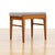 Mid-Century Modern Mid Century Teak Vanity Stool For Sale - Image 3 of 9