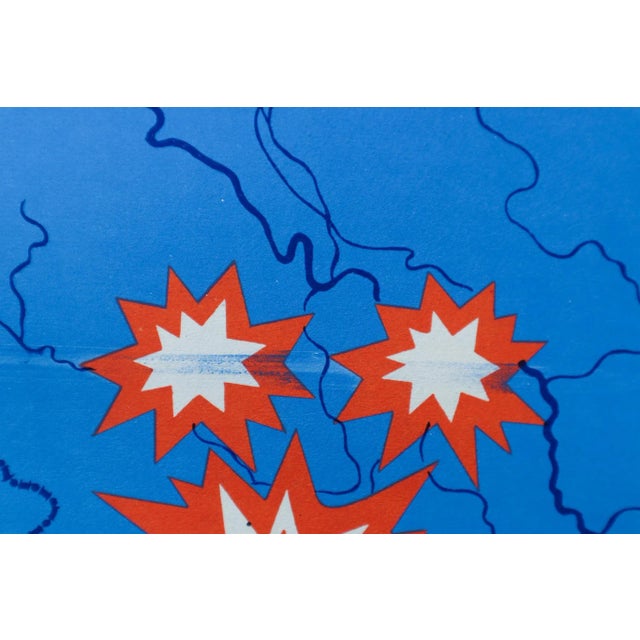 Mid-Century Modern 1960's Original Poster, Ospaaal, No Hay Un Minuto Que Perder! Comite o De Solidaridad Con Vietnam, Laos Y Cambodia For Sale - Image 3 of 5