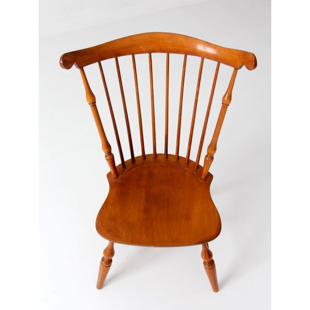 Vintage Nichols & Stone Fan Back Windsor Chair For Sale - Image 10 of 10