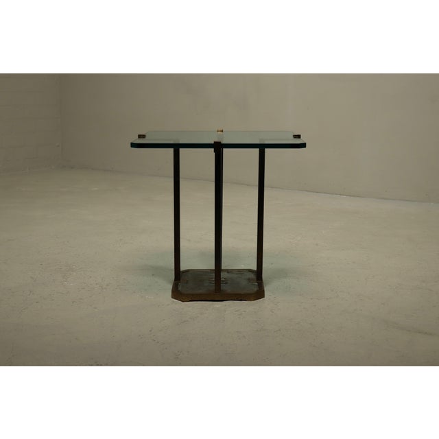 Metal Model T18 Side Table from Peter Ghyczy, 1970s For Sale - Image 7 of 9