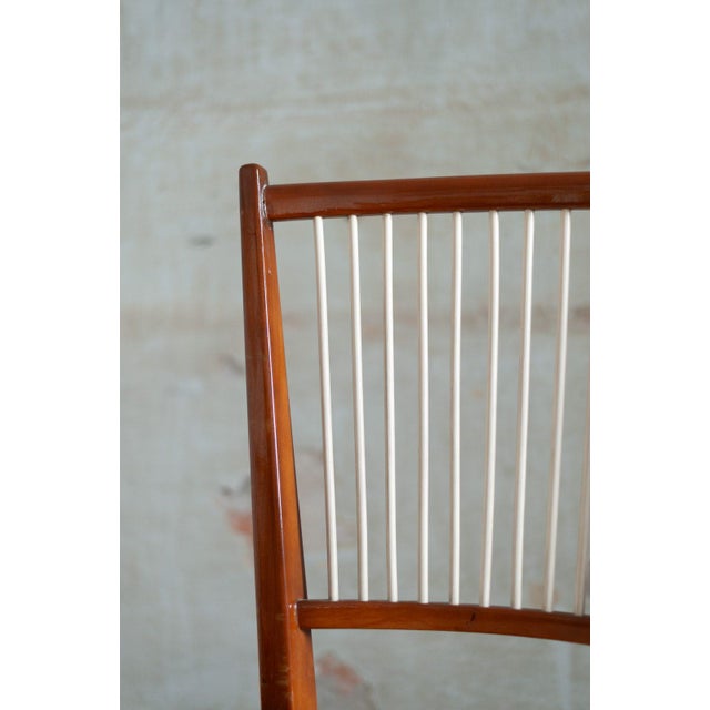 Vintage Lacquered Wooden Chairs, 1950s, Set of 6 For Sale - Image 6 of 10