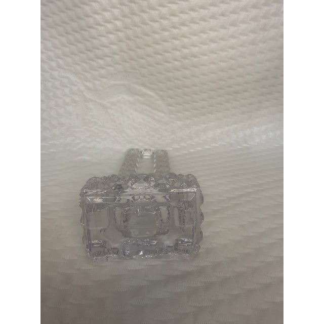 Beautifully Etched Perfume Decanter 10930's For Sale - Image 4 of 7