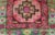 Vintage Caucasian Kazak Rug With Triple Medallions in Pink and Green 3'10 X 7'0 For Sale - Image 9 of 12