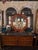 Mid-Century Modern Italian MCM Design Parchment and Brass Octagonal Mirror For Sale - Image 3 of 7