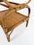Mid-Century Art Deco Italian Bamboo and Rattan Wicker Coffee Table For Sale - Image 17 of 18