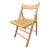 Mid 20th Century Cane Italian Folding Chair For Sale